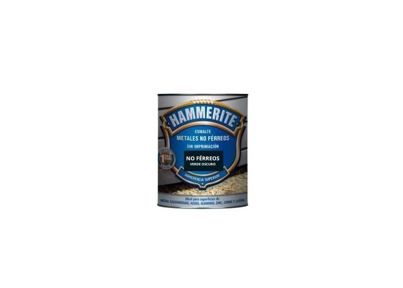 HAMMERITE NO FERREOS 750 ML. VERDE OSCURO  - FERROLAN