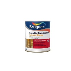 BRUGUER ESMALTE SINTÉTICO SATINADO 750 ML. BLANCO  - FERROLAN