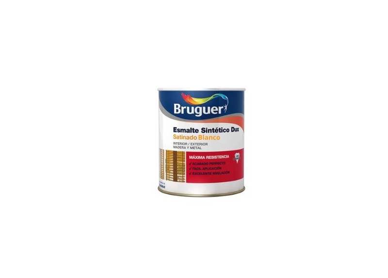 BRUGUER ESMALTE SINTÉTICO SATINADO 750 ML. BLANCO  - FERROLAN