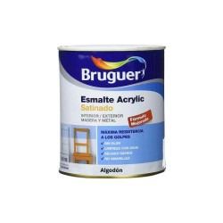 BRUGUER ESMALTE ACRÍLICO SATINADO 750 ML. ALGODÓN  - FERROLAN