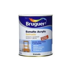 BRUGUER ESMALTE ACRÍLICO SATINADO 750 ML. GRANADA  - FERROLAN