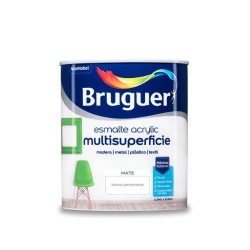 BRUGUER ESMALTE ACRÍLICO MATE 750 ML. BLANCO  - FERROLAN