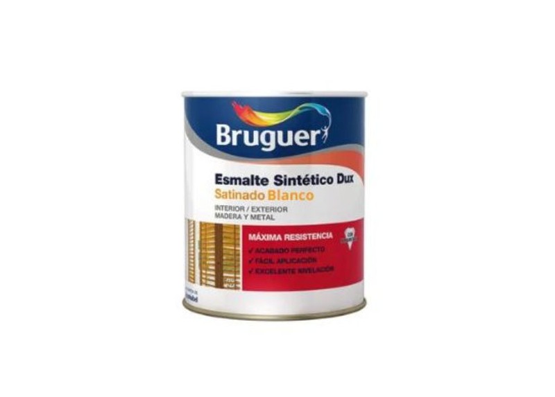 BRUGUER ESMALTE SINTÉTICO SATINADO 4 LTS. BLANCO  - FERROLAN