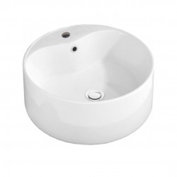 LAVABO ROUND MINI BLANCO BRILLO 41X41X15