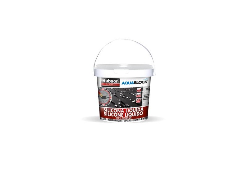 Rubson Silicona Liquida Bote 1 Kg Gris