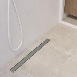 Kit Canal De Ducha Evolux 80 Cm Rejilla Lisa Grey