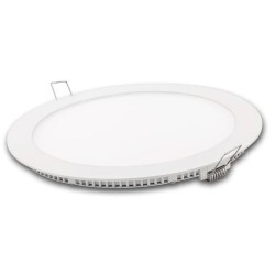 Downlight Led Aluminio Blanco 18 W Fría