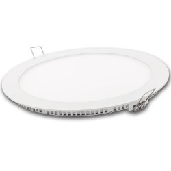 Downlight Led Aluminio Blanco 18 W Cálida