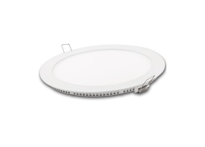 Downlight Led Aluminio Blanco 18 W Cálida