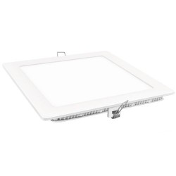 Downlight Led Cuadrado Blanco 18 W Fría