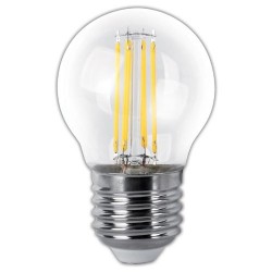 Bombilla Led Esférica Filamento E27 4W Cálida