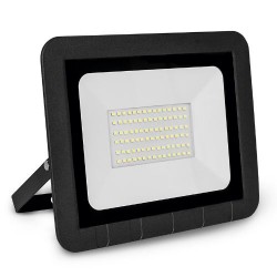 Proyector Led Plano Negro 50 W Fría