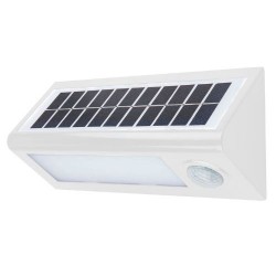 Aplique Led Solar Blco Sensor 27Cm 8W