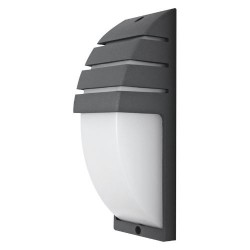 Aplique Led Luxe Vertica Gris Ip54 100 W