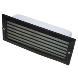 Lux Baliza Con Rejilla Kalmar Negro 60W Ip54