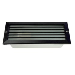 Lux Baliza Con Rejilla Kalmar Negro 60W Ip54