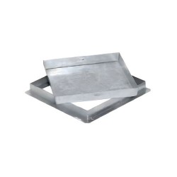 Tapa Lisa Galvanizada 500X500 Mm