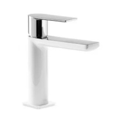 MONOMANDO DE LAVABO LOFT COLORS CROMO-BLANCO 20010301BL