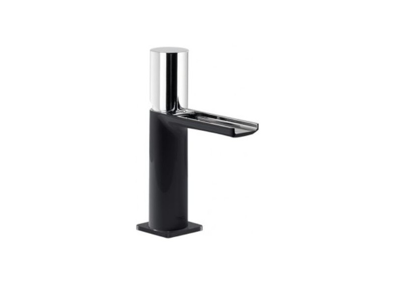 MONOMANDO DE LAVABO CASCADA LIBRE LOFT COLORS CROMO-NEGRO