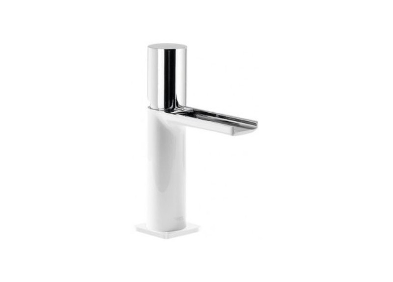 MONOMANDO DE LAVABO CASCADA LIBRE LOFT COLORS CROMO-BLANCO