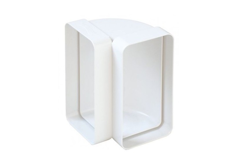 Codo 90º Rectangular Vertical 110X55