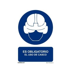 Señal Obligatorio El Uso De Casco