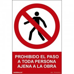 Señal Prohibido El Paso Persona Ajena