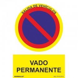 Placa Señal Vado Permanente