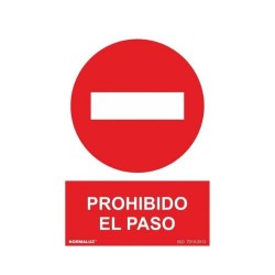 Señal Prohibido El Paso