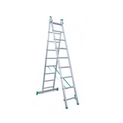 Escalibur Escalera Aluminio Doble 2X10 Peldaños