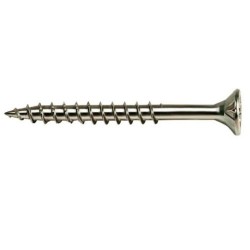 Tornillo rosca madera VELOX®, cabeza avellanada e impronta PZ, acero de alta tenacidad.