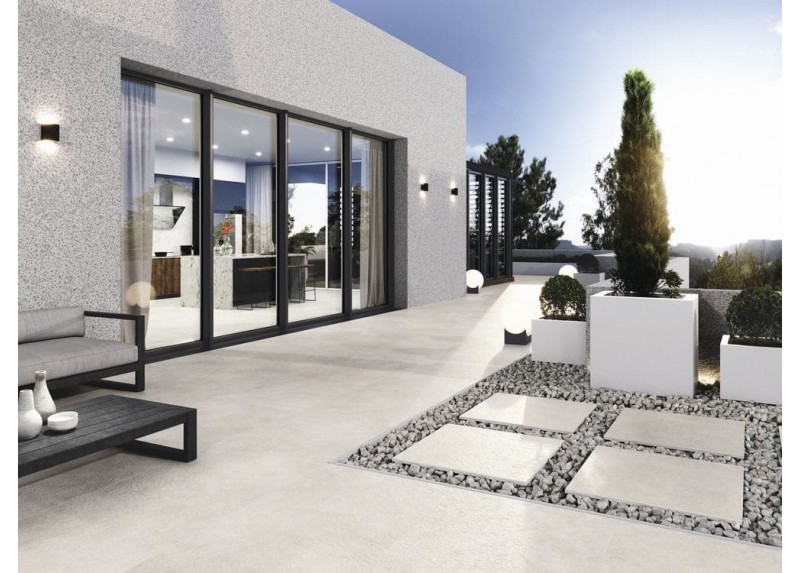 ASPHALT OFF WHITE RECTIFICADO 80X80 ANTIDESLIZANTE