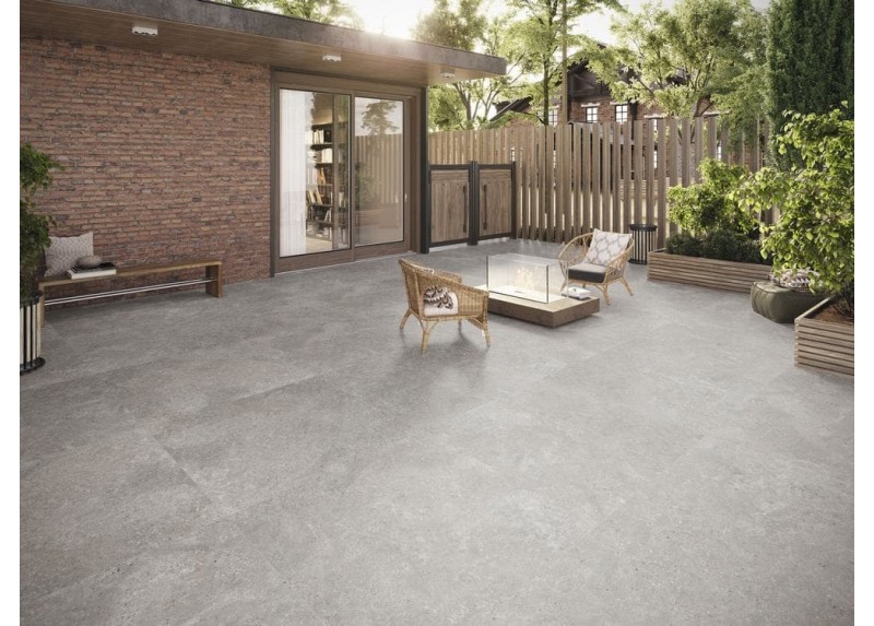 STONELAND GREY RECTIFICADO 80X80 ANTIDESLIZANTE 20 MM