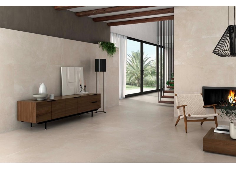 ELEMENTI BEIGE MATE 120X120 RECTIFICADO