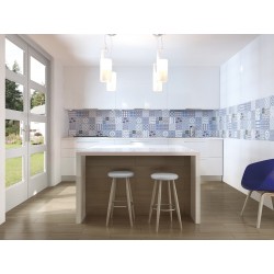 Azulejo efecto Monocolor Sun de Tau Ceràmica para Baño,Cocina,Decoración