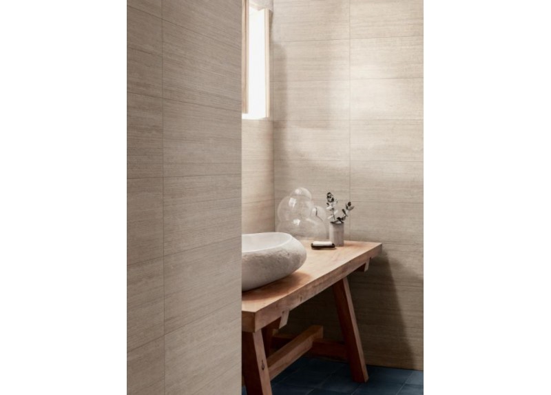 TRAVERTINO CLASSICO RIGHE 3D MATE 60X120 RECTIFICADO