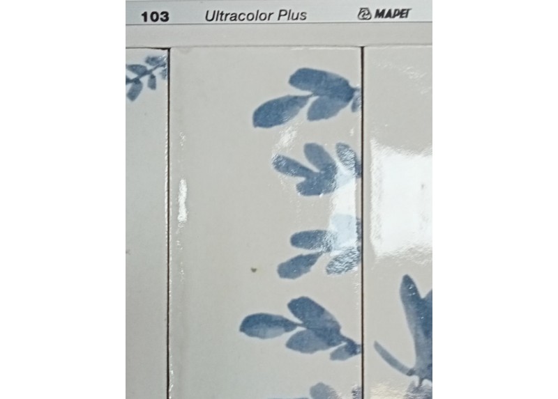 CROGIOLO RICE BIANCO DECORO LEAF LUX 5X15 ENVEJECIDO