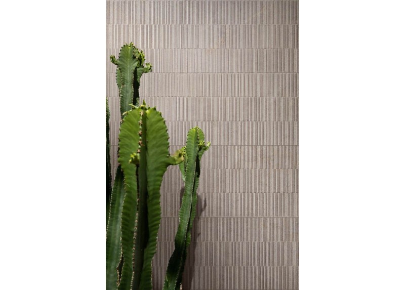 NATURALIA STRUTTURA 3D CODEX BEIGE MATE 33X100 RECTIFICADO