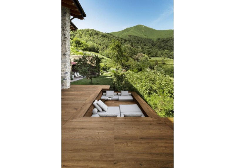 VERO CASTAGNO OUTDOOR 40X120 20 MM RECTIFICADO