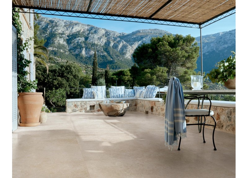 LIMESTONE IVORY NATURAL 120X120 RECTIFICADO 6 MM