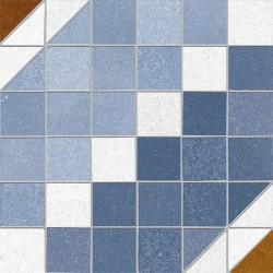 Azulejo efecto Hidráulico Les Points de Seine de Vives para Baño,cocina,exterior,residencial,decoración,comercio