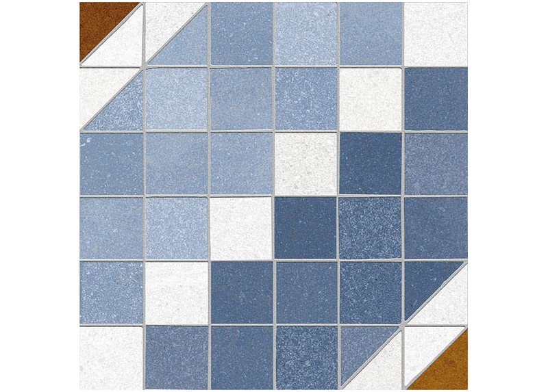 Azulejo efecto Hidráulico Les Points de Seine de Vives para Baño,cocina,exterior,residencial,decoración,comercio