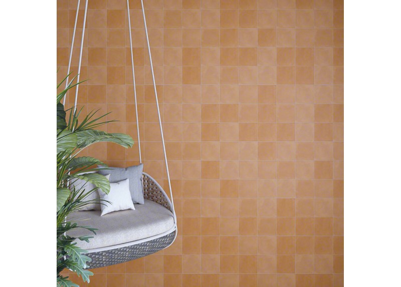 POP TILE SIXTIES-R AMBAR MATE 15X15 RECTIFICADO