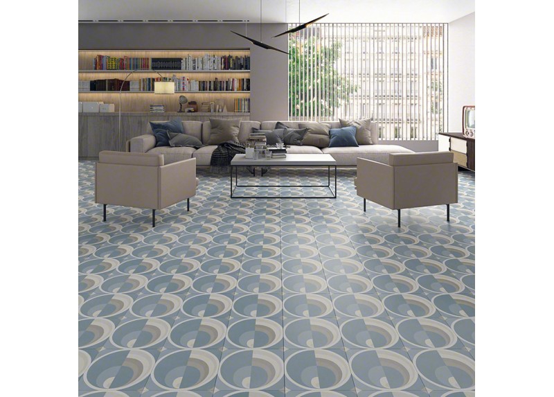 POP TILE HARRIS-R CELESTE MATE 29,3X29,3 RECTIFICADO