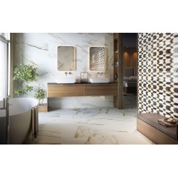 Azulejo efecto Mármol Calacatta Gold de Colorker para Baño,residencial