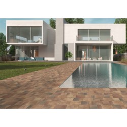 Azulejo efecto Barro Tech Land de Natucer para Exterior, piscina, residencial, comercio