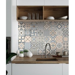 Azulejo efecto Hidráulico Heritage de Gaya Fores para Baño,cocina,exterior,residencial,decoración,comercio