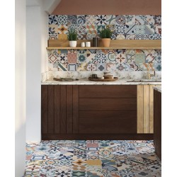 Azulejo efecto Hidráulico Lumier de Gaya Fores para Baño,cocina,residencial,decoración,comercio