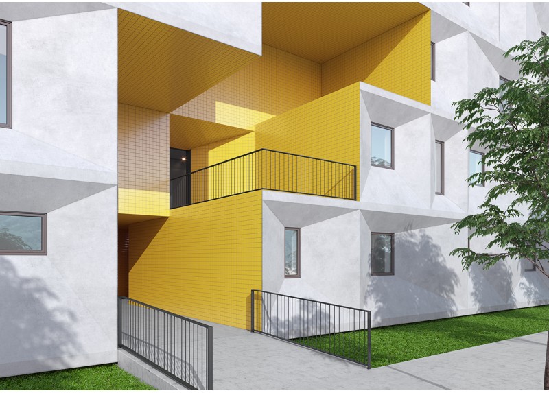 NOVA ARQUITECTURA YELLOW SATINADO 30X30 RECTIFICADO