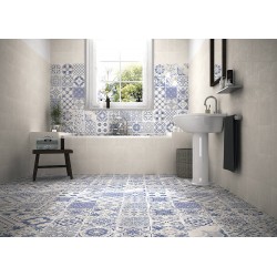 Azulejo efecto Hidráulico Skyros de Realonda para Baño,cocina,residencial,decoración,comercio